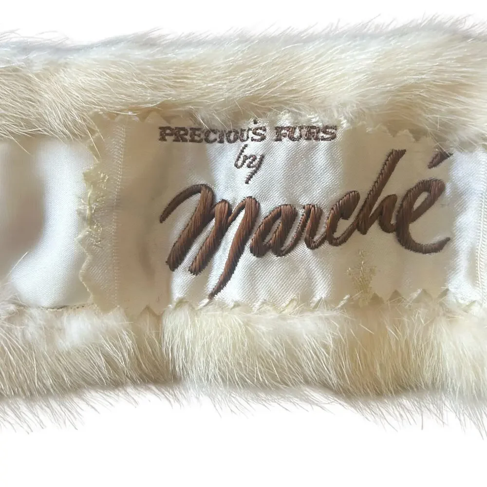 Vintage Mink Hat & Stole Set | Precious Furs by Marché | 1950s–60s